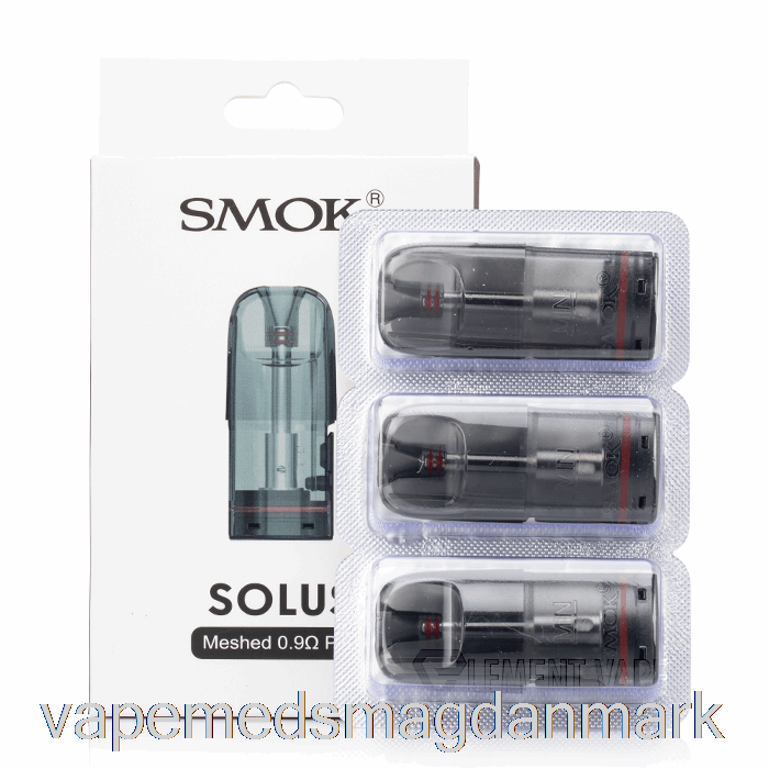 Vape Væske Smok Solus Erstatning Pods 0,9ohm Meshed Pods